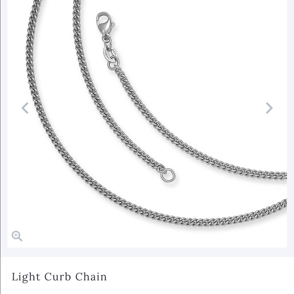 James Avery Light Curb Chain 16”